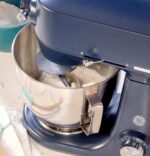 GE Tilt-Head Electric Stand Mixer | 7-Speed, 350-Watt Motor | Includes 5.3-Quart Bowl, Flat Beater, Dough Hook, Wire Whisk & Pouring Shield | Countertop Kitchen Essentials | Sapphire Blue - Image 8