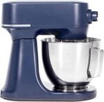 GE Tilt-Head Electric Stand Mixer | 7-Speed, 350-Watt Motor | Includes 5.3-Quart Bowl, Flat Beater, Dough Hook, Wire Whisk & Pouring Shield | Countertop Kitchen Essentials | Sapphire Blue - Image 11