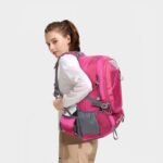 Hiking Backpack Camping 40L Outdoor Daypack Lightweight Travel Backpack with Rain Cover for Women Men (Pink) - Image 7