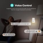 THIRDREALITY Smart Color Night Light 4 Pack, Matter Over WiFi, 3-1 Multi-Functionality, Work with SmartThings, Google Home, Apple Home, Alexa - Image 5