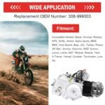 110CC 4 Stroke Engine, 308-999003 Pit Bike Engine Motorcycle Auto Transmission Electric Start Single Cylinder Engine, Chain Driven for 50cc 70cc 90cc 110cc ATV GO Karts - Image 6