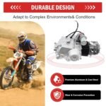 110CC 4 Stroke Engine, 308-999003 Pit Bike Engine Motorcycle Auto Transmission Electric Start Single Cylinder Engine, Chain Driven for 50cc 70cc 90cc 110cc ATV GO Karts - Image 8