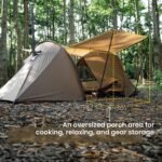 OneTigris Raven NEST Hot Tent with Stove Jack, Spacious Waterproof 2 Person Tunnel Tent for Camping, Hiking, Backpacking, Bushcraft - Image 5