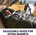 0 Degree XXL Winter Sleeping Bags for Adults Cold Weather,Camping Sleeping Bag for Kids with Compression Sack,4 Season Camping Essentials Gear for Hiking,Traveling,Outdoor,Backpacking - Image 7