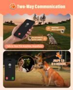 GlocalMe PetPhone for Dog and Cat, Support Play Music and Two-Way Call, Pet Community and AI Health Alerts, Real Time Tracking and Virtual Fence, Unlimited Range Pet GPS Tracker (Green) - Image 3
