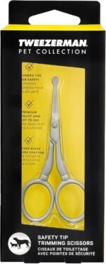 Tweezerman Pet Grooming Scissors, Stainless Steel Rounded Tip Trimming Shears for Dogs and Cats - Image 12