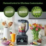 Braun TriForce Power Blender - Powerful 1600 Watt Countertop Blender with 10 Manual Speeds, 3 Texture & 6 Food Settings, Stainless Steel Blades, Auto-Clean, Heated Blending Function for Soups - Image 4