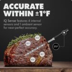 CHEF iQ Sense | Smart Wireless Meat Thermometer | 3 Ultra-Thin Probes | WiFi Unlimited Range | 1000°F Heat Safe | 5 Sensors | BBQ, Grill, Oven, Smoker, Air Fryer | Gen3 - Image 3