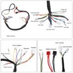 Complete Electrics Wiring Harness Kit, Coil Stator Solenoid Relay CDI Spark Plug for 4 Wheelers Stroke ATV 50cc 70cc 90cc 110cc 125cc Go Kart Pit Quad Dirt Buggy Bike Parts - Image 6