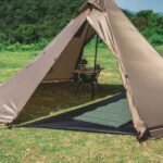 OneTigris Smokey HUT Hot Tent with Stove Jack, Ultralight 4 Season Tipi Tent with Snow Skirt & Detachable Floor for Camping, Hiking, Bushcraft, Backpacking - Image 8