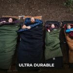 Teton Sports 0F Sleeping Bag. Warm and Comfortable Camping Sleeping Bag, Teton Tough Canvas Shell for Camping, Hunting, and Cold Weather, Green/Rose - Image 5