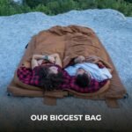 Teton Sports 0F Sleeping Bag. Warm and Comfortable Camping Sleeping Bag, Teton Tough Canvas Shell for Camping, Hunting, and Cold Weather, Green/Rose - Image 6