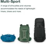 Osprey Talon 22L Men's Lightweight Hiking Backpack - Small Daypack for Travel & Camping, White/Black - Image 6