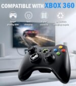 2Pack 4800mAh Rechargeable Battery Compatible with Xbox 360 Controller, Dual Charging Station Dock Charger Compatible with Xbox 360 Controller Battery Pack - Image 3