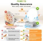 MAILCOS 12 Pack 6 Inch 5CCT Ultra-Thin LED Recessed Ceiling Light with Junction Box, 2700K-5000K Selectable, 1050LM High Brightness, Dimmable Canless Wafer Downlight, 12W 120V, ETL - Image 4