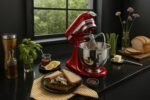 Kitchen Aid Tilt-Head Stand Mixer 4.5 Quart KSM85PBER, Empire Red - Image 5