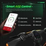 Electric Scooter for Adults, 500W/650W Motor, Up to 19 MPH and 25 Miles Long-Range, 10" Pneumatic Tires, Folding E Scooter with Fingerprint Unlocking and APP, Ideal for Safe Commuting - Image 6