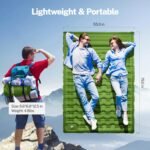 OGERY Sleeping Pad for Camping, 6" Extra-Thick Reinforced Camping Sleeping Pad with Pillows & Built-in Foot Pump, Ultralight Self Inflating Air Mattress Mat for Tent Hiking Essentials Gear - Image 4