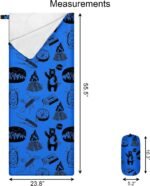 Ultralight 3 Season Kids Sleeping Bag | 50F- 70F Indoor/Outdoor Sleeping Bag for Boys, Girls, Toddlers and Youth | Ultra Compact, Ideal for Camping and Sleepover - Image 3