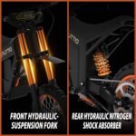 Tuttio Electric-Dirt-Bike Teens Adults - 48V 21AH Electric-Bike 14"/12" Fat Tire Off Road E-Bike High Torque Mini E Bicycle Motorcycle Dirt Bike - Image 5