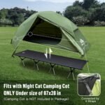 Night Cat 1-Person Camping Tent: Lightweight Waterproof Hiking Tent for Adult Cot Not Included - Image 3