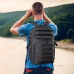 MATEIN 17 Inch Laptop Backpack, Large Military Tactical Backpack for Men TSA Approved, Water Resistant Work Day Pack Computer Bag, Travel Laptop Carry on for Camping Hiking - Image 8