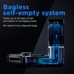 Shark RV2300S Matrix Self-Empty Robot Vacuum (Renewed) with No Spots Missed on Carpets & Hard Floors, Bagless 30 Day Capacity Base, Precision Home Mapping Perfect for Pet Hair, Wi-Fi, Black/Grey - Image 4