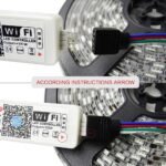 Aubric Smart WiFi LED Controller, RGB Led Strip Lights Wireless Controller, Compatible with Alexa & Google Home & IFTTT, Free Magic Home App via iOS or Android Smartphone (2 Pack) - Image 6