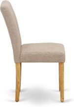 East West Furniture 3-Piece Traditional Wood Dining Set in Oak - Image 7