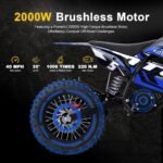 MotoTec 60v Pro Electric Dirt Bike 2000w Lithium - Image 7