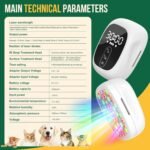 iKeener Cold Laser Therapy Device for Vet, Portable 5 in 1 Red Light Therapy Device with 2 Therapy Modules for Dogs and Cats, Muscle & Joint Pain Relief, 2 Mode & Timer Adjustable - Image 8