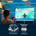 Monster Smart RGB+IC LED Strip Lights 25ft – Sound Reactive Strip Lights for Bedroom, App & Voice Control, RGB Light Strip for Room, Alexa Google Home, Razer Chroma Sync - 230 RGB+IC LED Lights - Image 5