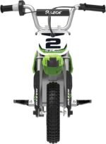 Razor Electric Dirt Bike, Ages 8+,140 lb Max Weight, Green, w/250W Motor, 12.5” Tires, 24V Battery, Up to 14 MPH, SX350 Dirt Rocket McGrath–Rechargeable Ride On Motorcycle for Young & Teen Riders - Image 7