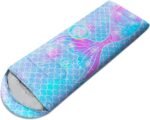 Sleeping Bags for Kids, 3 Season Waterproof Sleeping Bag with Carry Bag for Camping Hiking, Rainbow Unicorn - Image 6