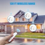 SURNICE Remote Control Outlet 10A Wireless Light Switch for Household Appliances, 130 FT Range, Smart Plug with Remote, FCC Certified, ETL Listed - Image 3