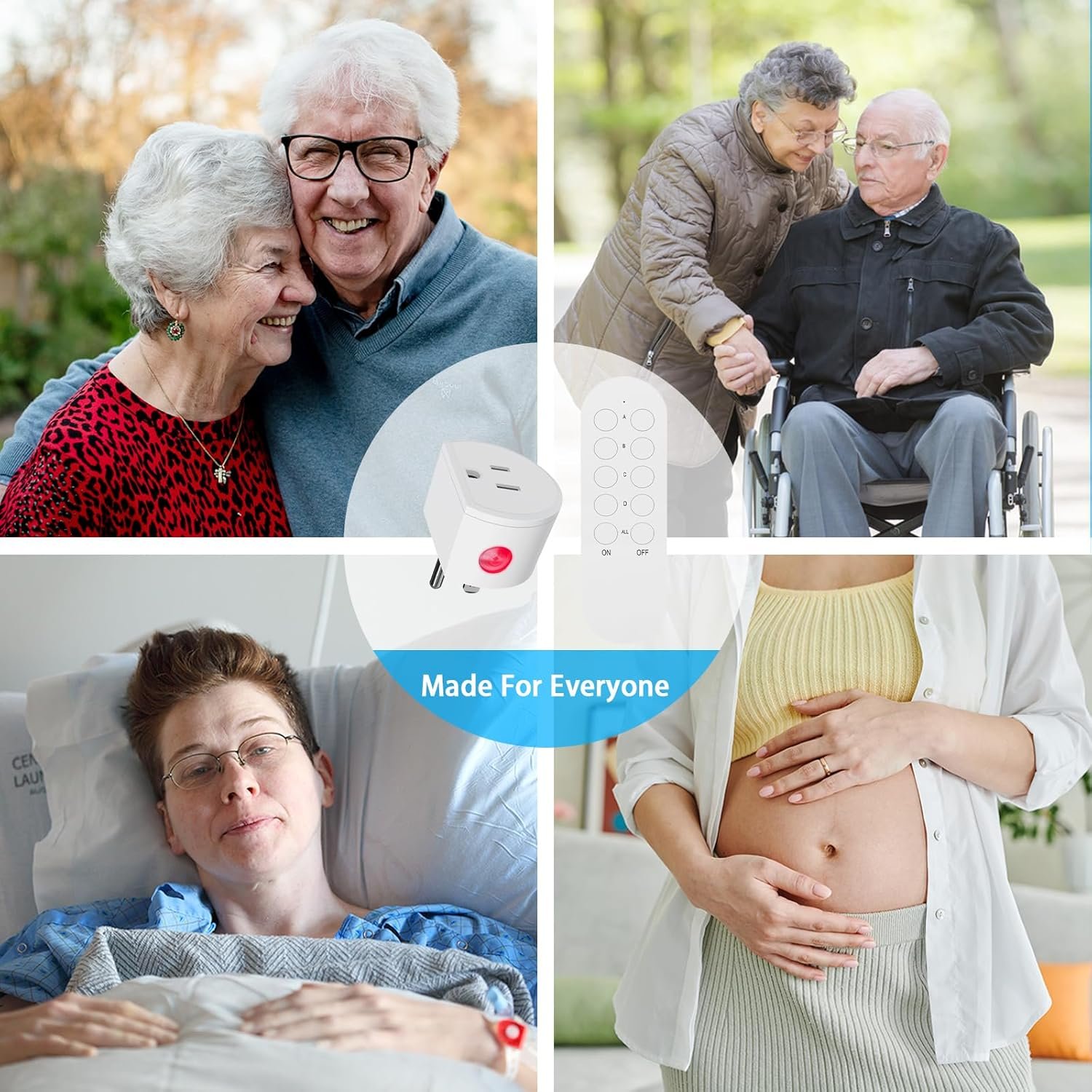 SURNICE Remote Control Outlet 10A Wireless Light Switch for Household Appliances, 130 FT Range, Smart Plug with Remote, FCC Certified, ETL Listed - Image 7