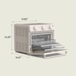 bella Air Fry Toaster Oven, 7 Preset Cooking Options, Dishwasher-Safe EverGood Coated Trays Included, 60-Minute Auto Shutoff w Audible Timer, Power Indicator Light, 1700 Watt, Oatmilk - Image 7