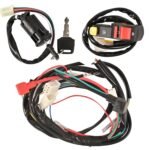 Trkimal Full Wiring Harness Loom Solenoid Relay Spark Plug Coil Regulator CDI For 4 Stroke ATV 50cc 70cc 90cc 110cc 125cc Dirt Pit Bike Buggy Quad Electric Start Engine - Image 3
