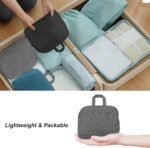 TANTOMI Ultra Lightweight Packable Backpack 25L - Foldable Hiking Daypack for Travel, Compact Pocket Gym Sack & City Commuting Gear - Gray - Image 5