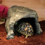 Besimple Aquarium Fish Hide Cave Decoration, Reptile Rock Hideouts Stone Cave Hide House Fish Tank Aquarium Accessories for Betta Shrimp Turtle Amphibians Small Lizards(Rock Hide Cave) - Image 4