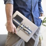 SHIFT Adhesive Portable Tech Organizer for laptops, notebooks, Backpack insert | Computer Accessories | External HD Holder. Stick-On | Sleeve | Fits 12"-17" Laptops & A4 Notebooks | CHRISTMAS GIFT - Image 3