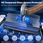 Auarte 12 in 1 Accessories Set for Playstation Portal Remote Player, Hard Carrying Case for PS Portal with Clear Skin Case for PS5 Portal, 2 Screen Protector with 4 Thumb Grip - Image 5