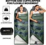 IFORREST Sleeping Bag - Single-Person Cold Weather Camping Sleep Bag for Adults and Teens - XXL 33in/ 40" - Extra-Wide & Warm for Big & Tall - All-Season Comfort - Image 4