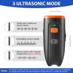 Svtrat Ultrasonic Dog Barking Control Device, Anti Barking Device Barking Silencer with LED Light, 3 Training Modes Dog Bark Deterrent Devices 20ft Range Dog Training & Behavior Aids w/SOS - Image 4