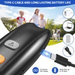 Svtrat Ultrasonic Dog Barking Control Device, Anti Barking Device Barking Silencer with LED Light, 3 Training Modes Dog Bark Deterrent Devices 20ft Range Dog Training & Behavior Aids w/SOS - Image 5