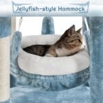 Yaheetech 61in Tall Ocean-Themed Cat Tree, Multi-Level Cat Tower with Shark's Mouth-Shaped Nest, Fish-Shaped Platform, Sisal Scratching Posts, Plush Pet Bed Furniture as Kitty Activity Center - Image 7