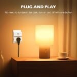 SURNICE Remote Control Outlet 15A Wireless Light Switch for Household Appliances, 260 FT Range, Electrical Outlet Switch, FCC Certified, ETL Listed, 4 Outlets + 1 Remote - Image 5