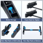 OIVO PS5/ Slim/Pro Horizontal Stand for Disc & Digital Console, Stable PS5 Accessories Base Stand with Upgraded Support Rods on Bottom & Scalable Design for PlayStation 5 Console-Black - Image 6