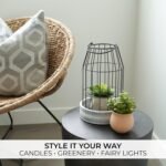 Rustic Farmhouse Lantern Decor Set of 2 - Stylish Decorative Lanterns for Your Living Room, Fireplace Mantle or Kitchen Dining Table - Modern Upscale Beauty for Your Entire Home - Image 5