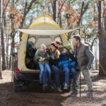 Pickup Truck Tent with Awning Shade,Waterproof PU5000mm Oxford for 5.5-6.3 FT Truck Bed for Camping Travel Outdoor Activities for Chevy Silverado 1500,Ram 1500/Dakota,F150,GMC 1500,Titan,Tundra - Image 6